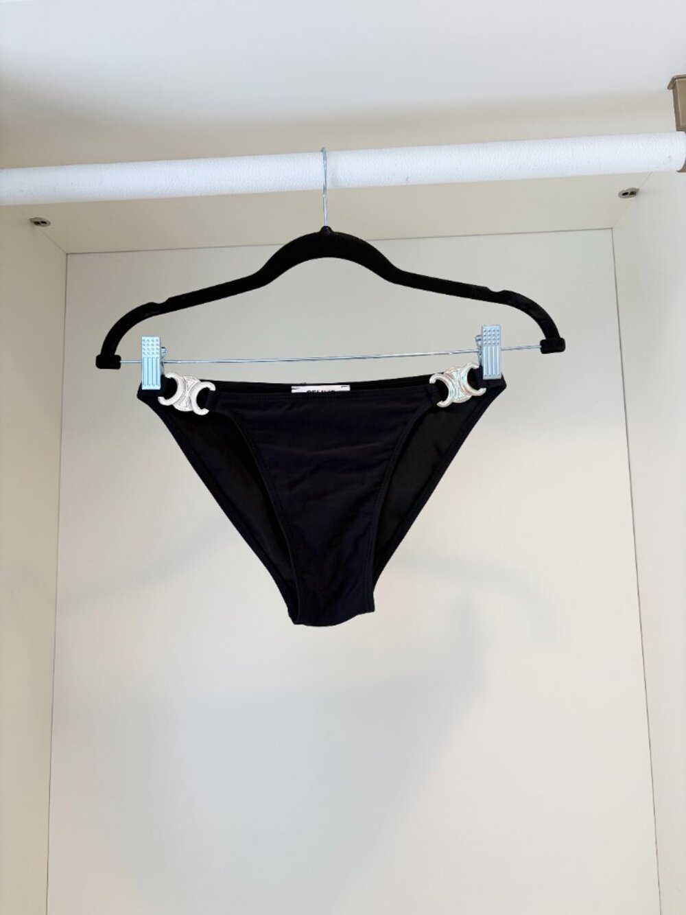 Celine Black String Bikini - Picture 3 of 5